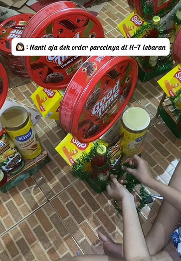 Me: Minggiro kabeh tak garape 😭🏃‍♀️🏃‍♀️🏃‍♀️ #parcelsurabaya #parcelgresik #parcel #parcellebaran #hamperslebaran