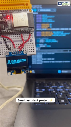 Chat with a robot 😳🤖ESP32 powered chatbot💬AI meets embedded systems⚡#codebot #roboarmy #chatbot