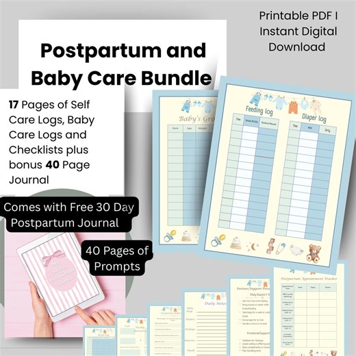 Postpartum Recovery Kit Printable - Etsy