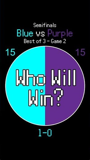 🔵 Blue vs 🟣 Purple | Semi-Final (Game 2) | Who Will Win?