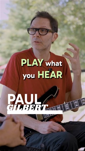 Playback Podcast on Instagram: "@paulgilbert_official breaks down what guitar playing is really all about!! 🎯 Follow us and Comment "PAUL", we'll DM you a link to the tab, transcription, and the full episode!! 📍 Filmed at @cartervintageguitars @cartervintagebackstage 🎙️ Host @spencerhandley @sonoraguitarintensive #PaulGilbert #GuitarWisdom #GuitarMindset #GuitarLife #ElectricGuitar #GuitarCommunity #MusicianLife #GuitarTips #MusicAdvice #PlaybackSessions #GuitarInspiration #GuitarPlayers #Gui