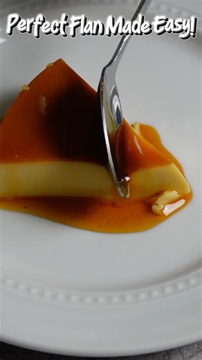 The easy 5 step flan recipe with only 5 ingredients!!