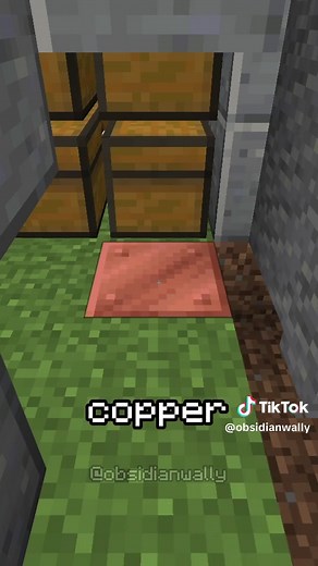copper golem sorting system in minecraft credit: @The World of Trapland #Minecraft #minecraftmemes #minecraftbuilding
