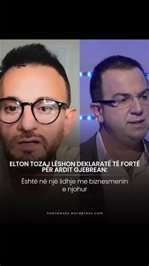 Elton Tozaj lëshon deklaratë të fortë për Ardit Gjebrean