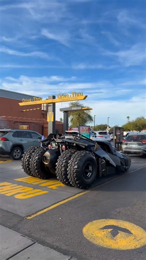 Tace Anderson on Instagram: "Oreo McFlurry at 6pm, saving Gotham at 7. @lambojesus #batman #batmobile #tumblr #brucewayne #mcdonalds"