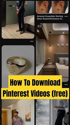 How To Download Pinterest Videos On Mobile (2025) FREE | Pinterest Video Downloader #shorts