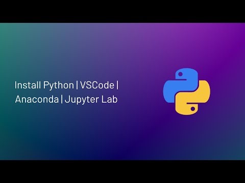 Install Python | VSCode | Anaconda | Jupyter Lab - Urdu/Hindi