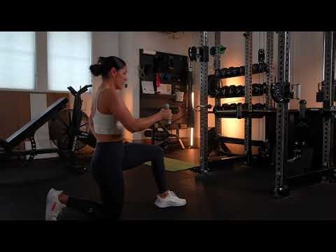 Half Kneeling Single Arm Cable Long Row [With Rotation]