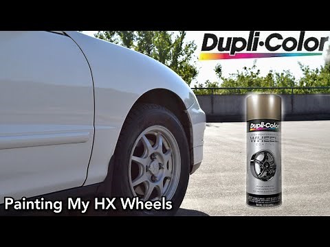Dupli-Color High Performance Bronze Wheel Coating On HX Wheels