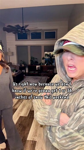 But seriously… Saw this and we had to do it! Lol #relateable #snowstorm #stepbrothers #humor #fyp