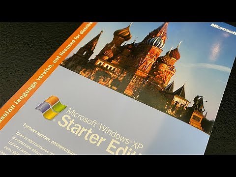 Unboxing a Russian Copy of Windows XP!