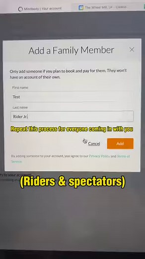 First time? Start off by creating your account! Creating your account before arriving for your first session will make your check-in process faster and easier. All guests (including non-riders) must have an account before entering the park. In addition to the account, anyone entering the park must fill out a waiver which we’ll keep on file for your future visits. Please note: if you are under 18 years old, your parent or guardian must fill out the park’s waiver entirely. Other adults cannot sign