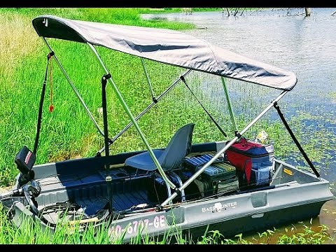 Bass baby the best little 2 man fishing boat made by bass hunter
