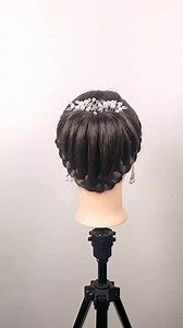 41K views · 19K reactions | Easy Braided Hairstyle Tutorial #easyhairtutorials #HairStyling #hairtutorial #hairstyletutorial #hairstylevideo #weddinghairstyle #bridalhairstyle #bunhairstyle #foryouシ #fypシ | Ma Esther Azarcon Longcayana | Facebook