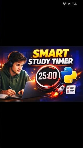 How to make a smart study timer by using python #scientificpython #coding #python #pythonpackages