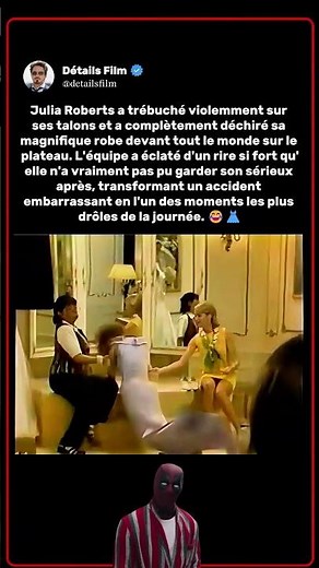 While Filming My Best Friend's Wedding (1997), Julia Roberts Had an Accident