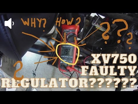 faulty motorcycle rectifier/regulator, diagnose and replace
