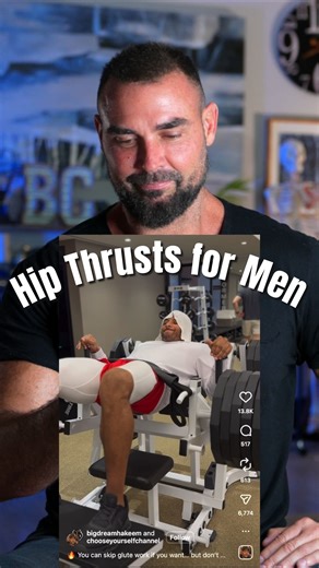 Bret Contreras “The Glute Guy” PhD, CSCS on Instagram: "Bros: this is your sign to start thrusting. There’s never been a more convenient time; now you have plate loaded machines in most gyms that take two seconds to load. No dragging around benches and bars and plates and super long set up times. Just plop onto the machine and start thrusting. And does it make any sense to prioritize loaded “bending over” but not loaded “humping?” Methinks not. Amen to @bigdreamhakeem here ✊🏽"
