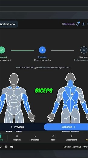 Get Custom Workouts Fast with Workout.cool #shorts