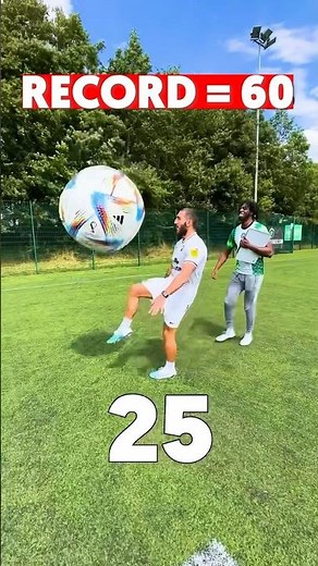 How Long Can 2 Pro Footballers Juggle World’s Biggest Football?