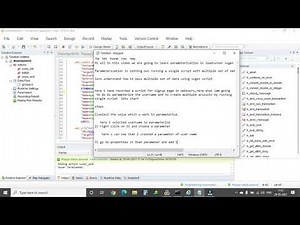 Parameterization in load runner