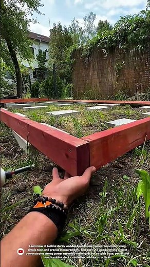 How to Build a Strong Wooden Foundation Frame | Step-by-Step DIY Guide