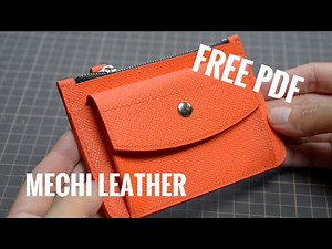 How to Sew a Small Wallet - Easy Sewing Tutorial for Beginners | FREE PATTERN PDF