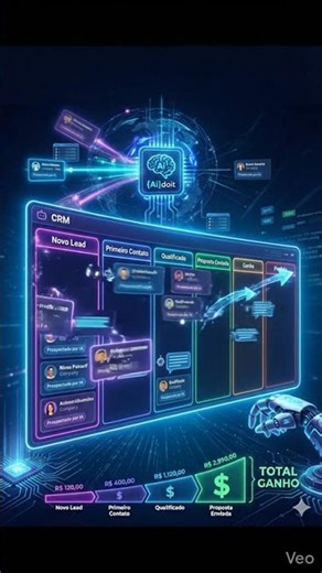 Sua Máquina de Vendas Automática: CRM {Ai}doit + IA SDR integrados