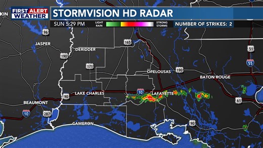 There are showers moving across SWLA now, here's the latest radar view. Remember you can check the radar anytime using our First Alert Weather app which is available here: https://m.cmpgn.page/ZxkcRJ | KPLC 7 Weather