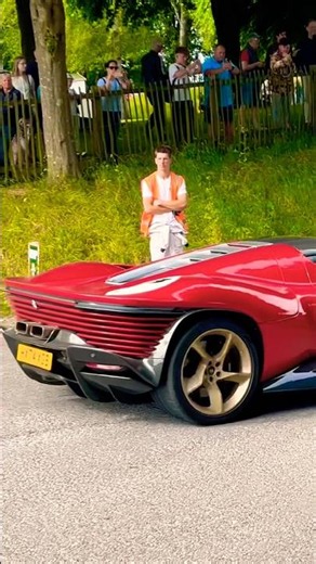 INSANE $5M FERRARI DAYTONA SP3 DRIVING INTO GOODWOOD MEET! #trending #viral #shorts #youtube #yt