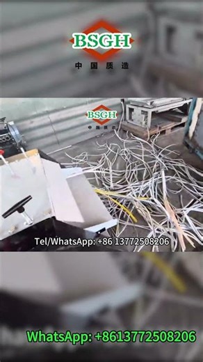 Hungary Client Feedback: BS-AC80 Wire Stripping Machine (2~76mm) | Multi-Core Cable Processing