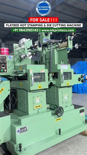 For Sale - Shiki Hld 220 Flatbed Hot Foil Label Printing Machine With Die Cutting | Mk Printecs