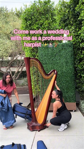 Harpist’s 10-Hour Wedding Journey in 2 Minutes