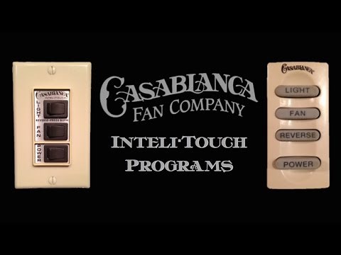 Casablanca Inteli•Touch | Special Program Button Sequences