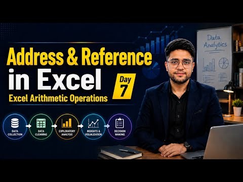 Excel Address & Reference Explained | Excel Arithmetic Operations | Day 7