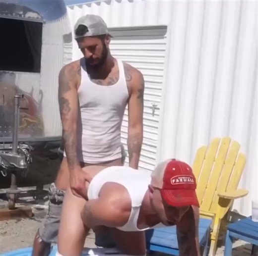 Ur dad’s always so secretive about what his work, so u decided to follow him to work one day w/o him knowing. U were surprised when he drove to the nearest trailer park, but as it turns out, ur old men feeds u by selling his ass to young maga men, & they make him work hard for it