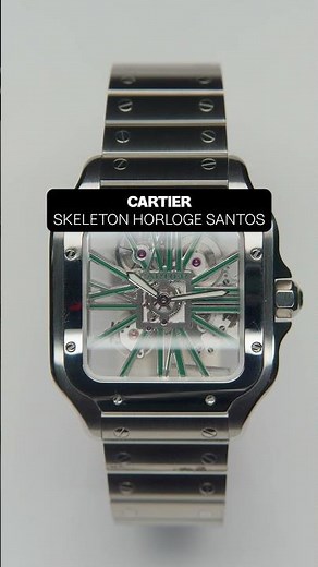 REVEALED: The STUNNING Cartier Santos de Cartier Skeleton | SwissWatchExpo