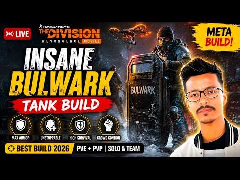 🔥 Division Resurgence Mobile LIVE – Insane Bulwark Tank Build