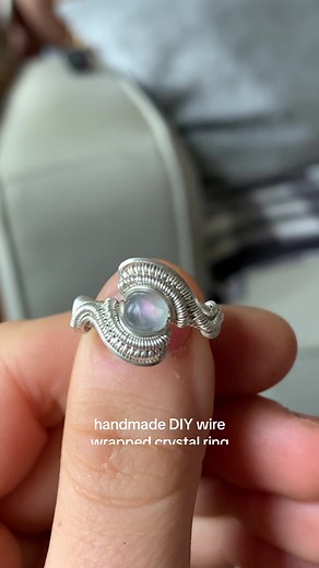 Wire Wrapped Crystal Ring Tutorial for DIY Jewelry Lovers