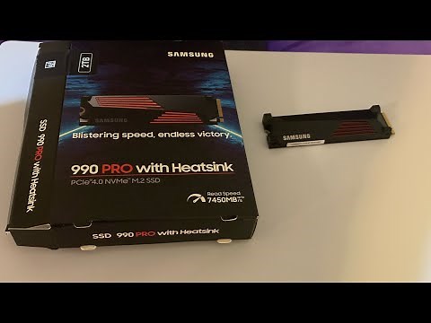 Samsung 990 Pro 2TB W/ Heat Sink PS5 SSD Unboxing + Install Tutorial