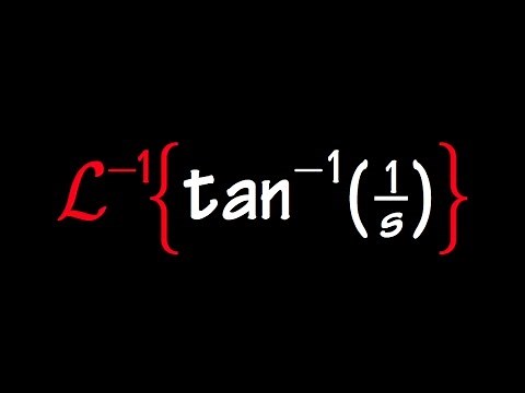 Inverse Laplace Transform of arctan(1/s), Sect 7.4#36