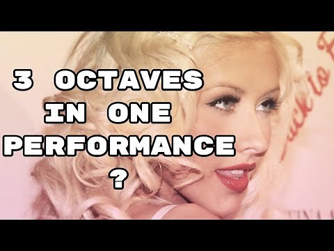 Christina Aguilera's Live Performances With The Biggest Vocal Range!