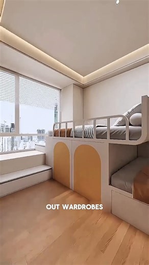 The Perfect Shared Bedroom Layout Design 🛋️ #interiordesign