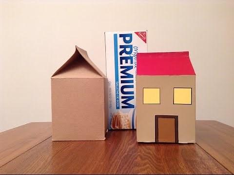 How to make a house from a cracker box