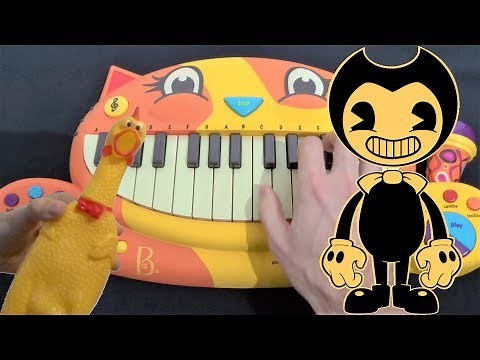Bendy and The Ink Machine - Build Our Machine (Cat Piano, Chicken, Drum Calculator Cover)