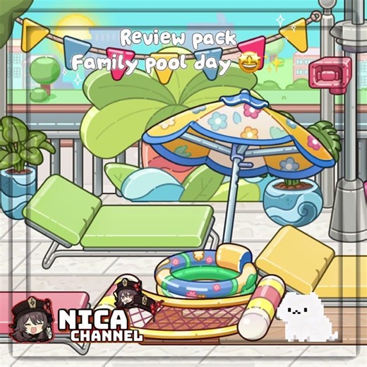 Review pack family pool day 🥳🙌🏻 #avatarworld #pazu #2026 #fypシ #nicachannel