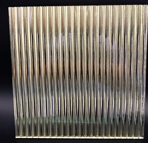 [Hot Item] Fused/Patterned/Painted/Lacquered/Stained/Art Decorative Narrow Reeded Glass