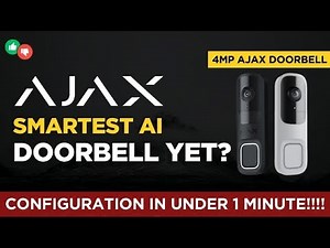 Ajax 4MP Video Doorbell Setup & Configuration | Step-by-Step Guide + Live Test | Smartest Doorbell?