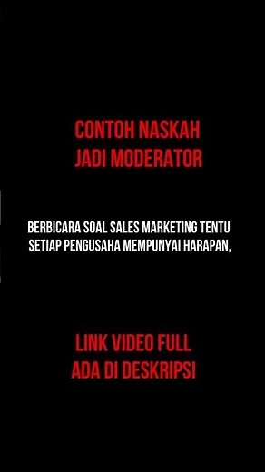 SAMPLE SCRIPT FOR BECOMING A MODERATOR | EASY AND SIMPLE #Shorts