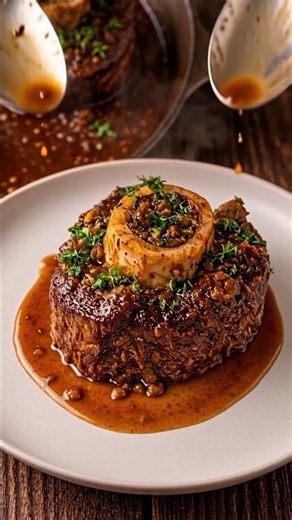 How to Roast Beef Shank Bones & Marrow 🥩🦴 | Easy Steakhouse Appetizer #easyrecipes #recipe #cooking